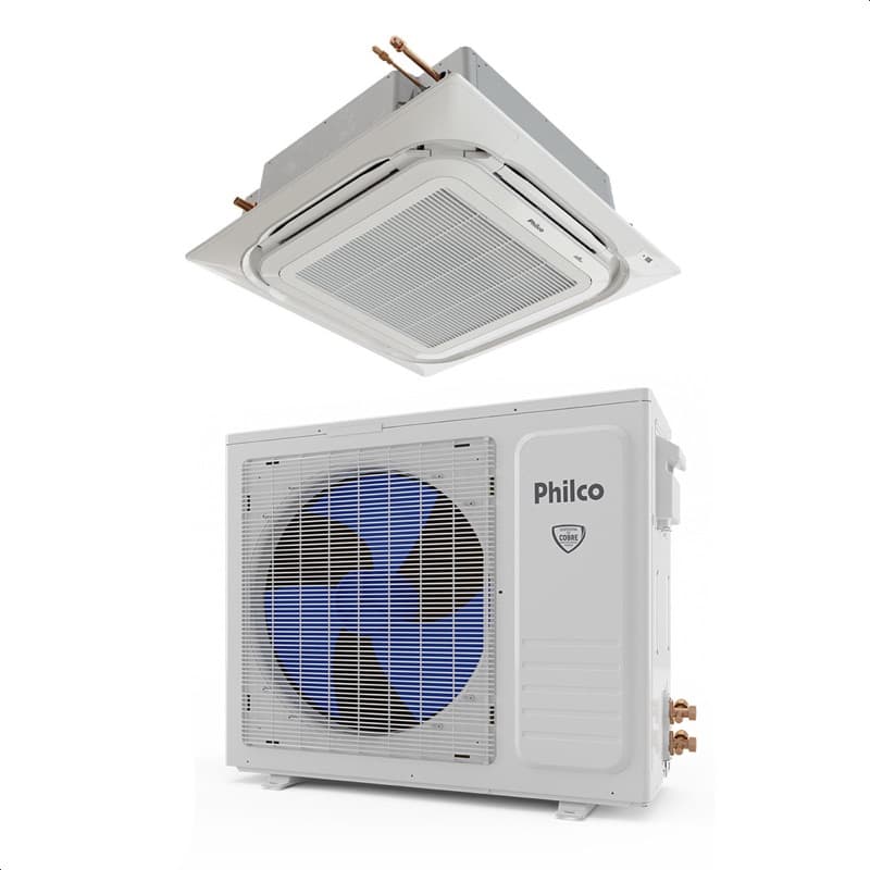 Ar Condicionado Cassete 4 Vias - Inverter R-32 - Philco - 24.000 BTUs - Frio - 220V Monofásico