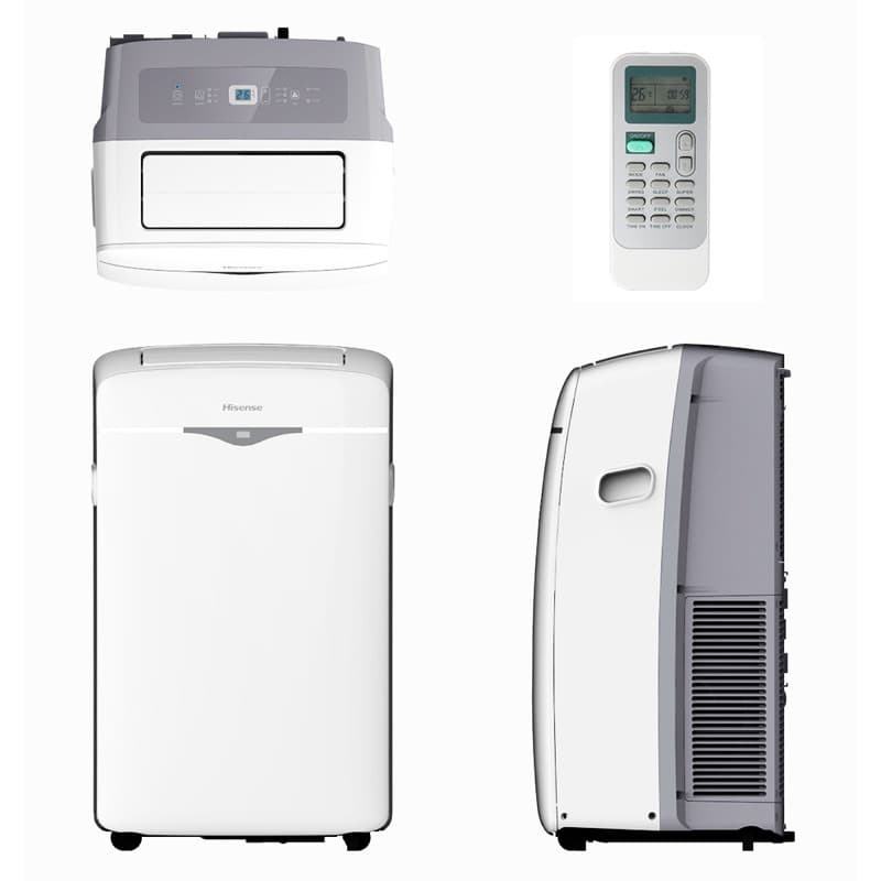 Ar Condicionado Portátil - On/Off R-32 - Hisense - 12000 Btus - Frio - 110V Monofásico