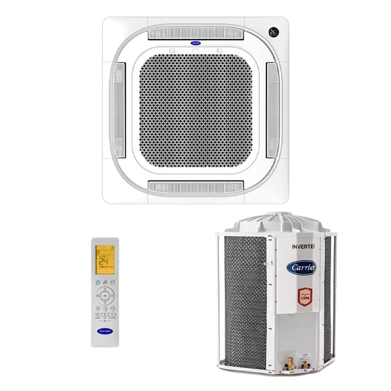 Ar Condicionado Split Cassete 4 Vias - Inverter R-32 - Carrier - Connect - 36.000 BTUs - Frio - 220V Monofásico