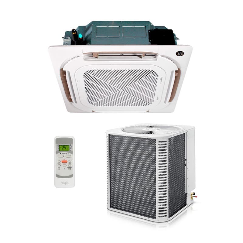 Ar Condicionado Split Cassete 4 Vias - Inverter R-32 - Eco - Elgin - 48.000 BTUs - Frio - 220V Monofásico