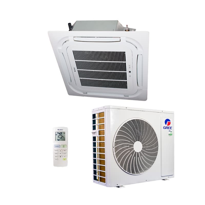 Ar Condicionado Split Cassete 4 Vias - Inverter R-32 - Gree - G-prime Compact - 56.000 BTUs - Frio - 220V Monofásico