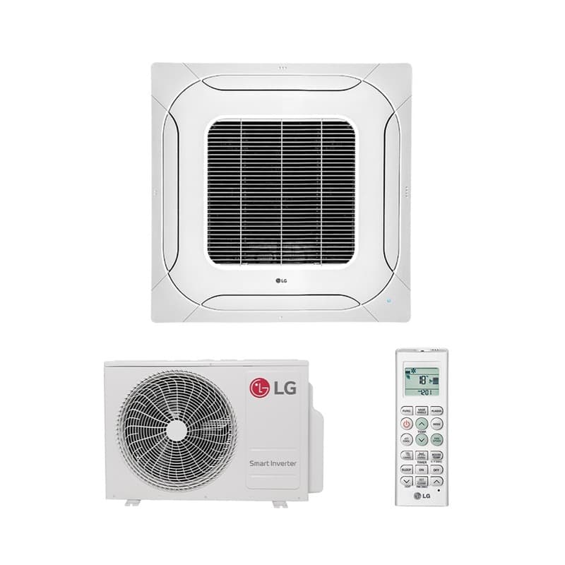Ar Condicionado Split Cassete - 4 Vias - Inverter R-32 - LG - 18.000 BTUs - Quente/Frio - 220V Monofásico