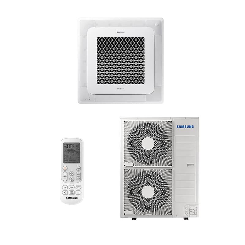 Ar Condicionado Split Cassete 4 Vias - Inverter R-32 - Samsung - Windfree - 47.000 BTUs - Quente/Frio - 220V Monofásico