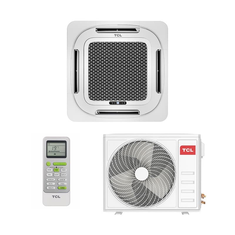 Ar Condicionado Split Cassete - Inverter R-32 - TCL - 24.000 BTUs - Quente/Frio - 220V