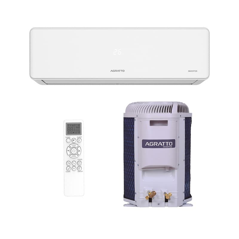 Ar Condicionado Split Hi Wall - Inverter R-32 - Fit - Agratto - 12.000 BTUs - Frio - 220V Monofásico