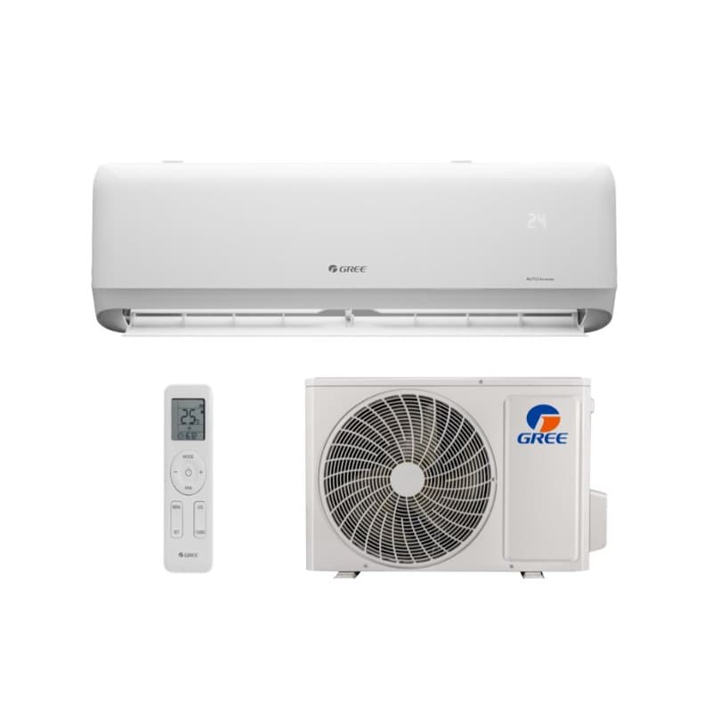 Ar Condicionado Split Hi Wall - Inverter R-32 - Gree - G-Side - 12.000 BTUs - Quente/Frio - 220V Monofásico, unidade evaporadora e condensadora