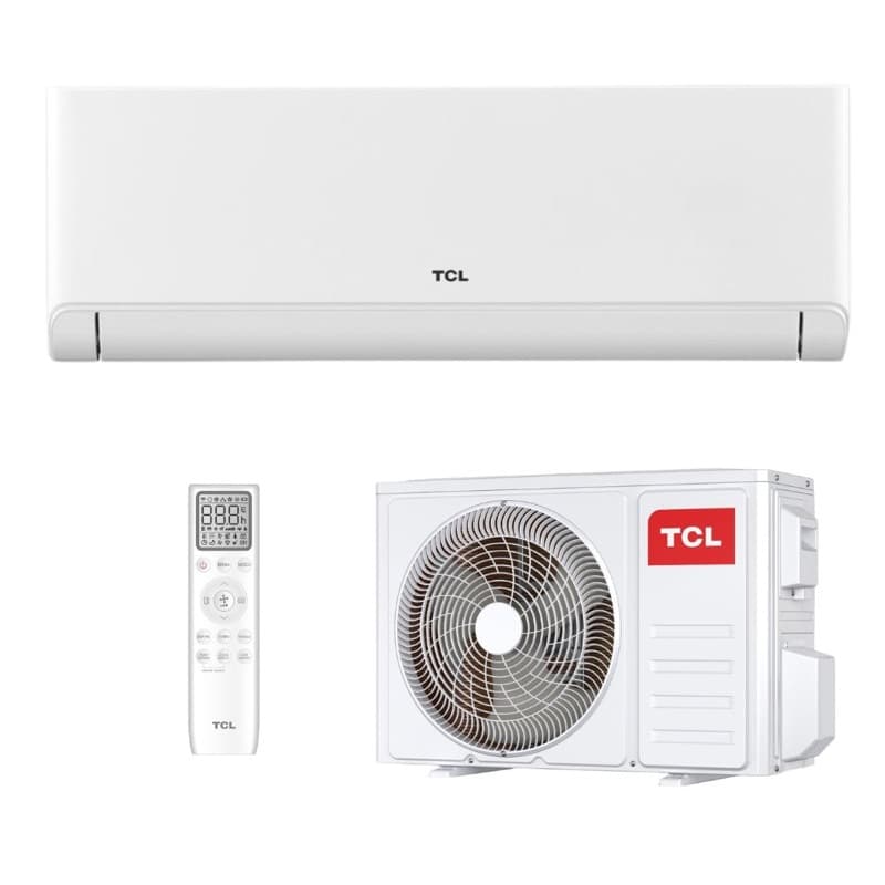 Ar Condicionado Split Hi Wall - Inverter R-32 - TCL - Breezein AI - 24.000 BTUs - Frio - 220V Monofásico, unidade evaporadora e condensadora