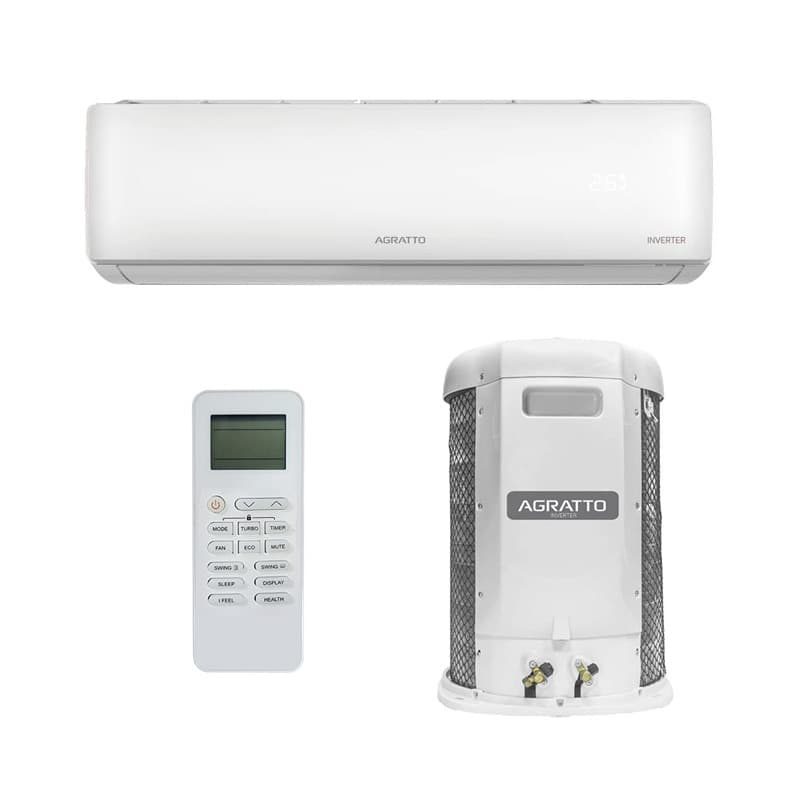 Ar Condicionado Split Hi Wall - Inverter R-32 - Zen - Agratto - 24.000 BTUs - Frio - 220V Monofásico